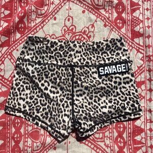 Leopard Print Women's Shorts